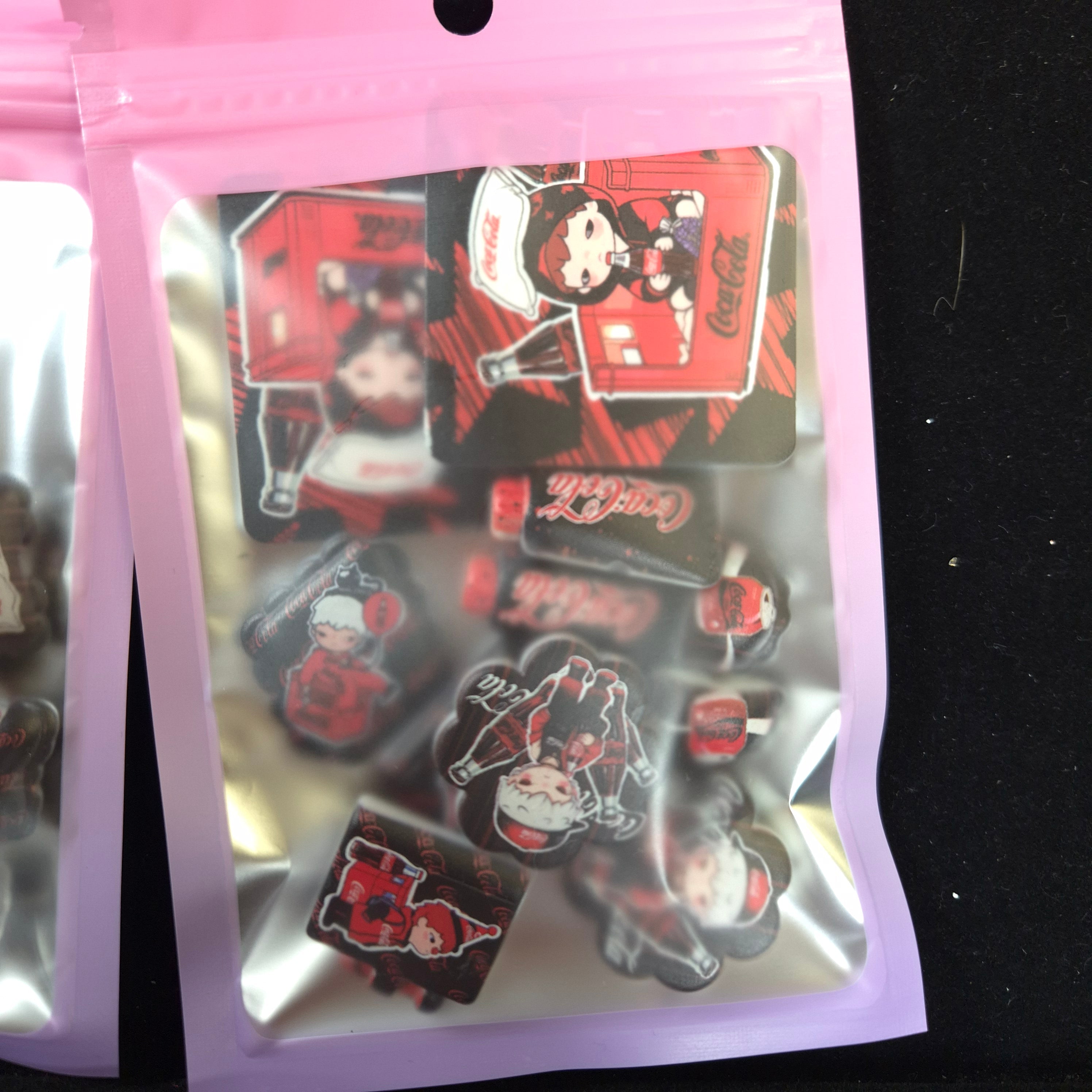 Hirono coca cola acrylic beads