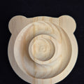 Bear head wooden bead tray