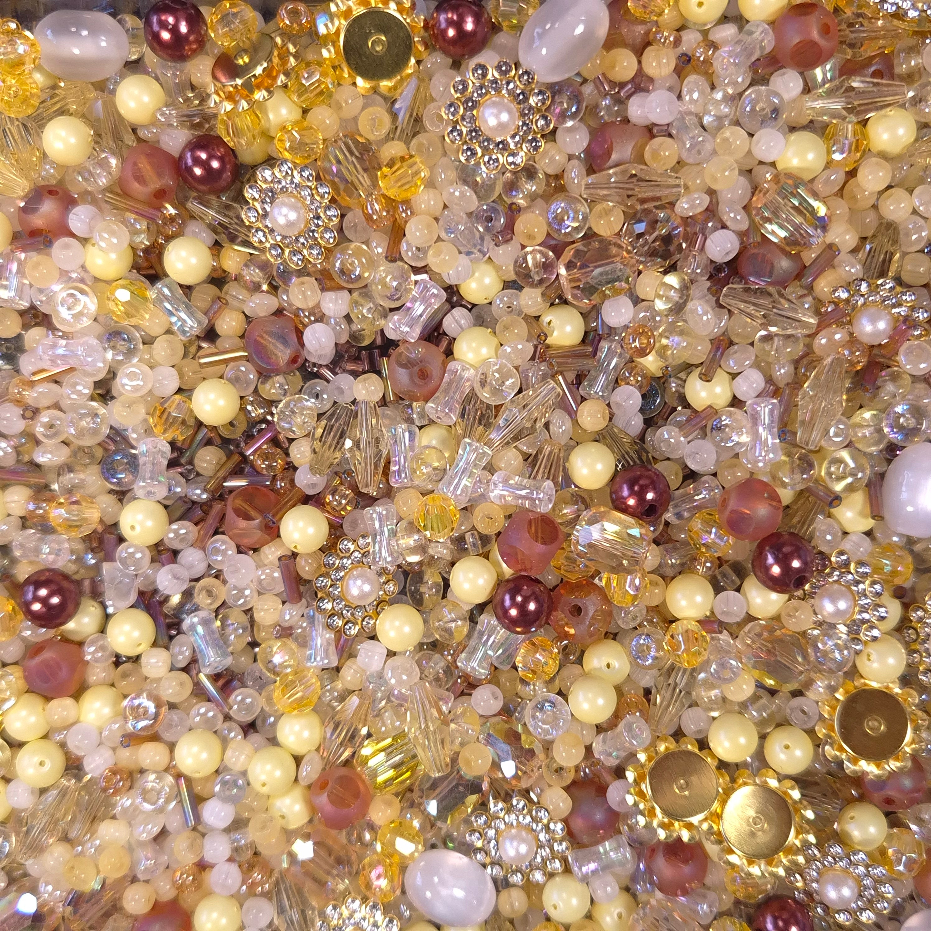 Golden hour seed bead mix 1 Oz only
