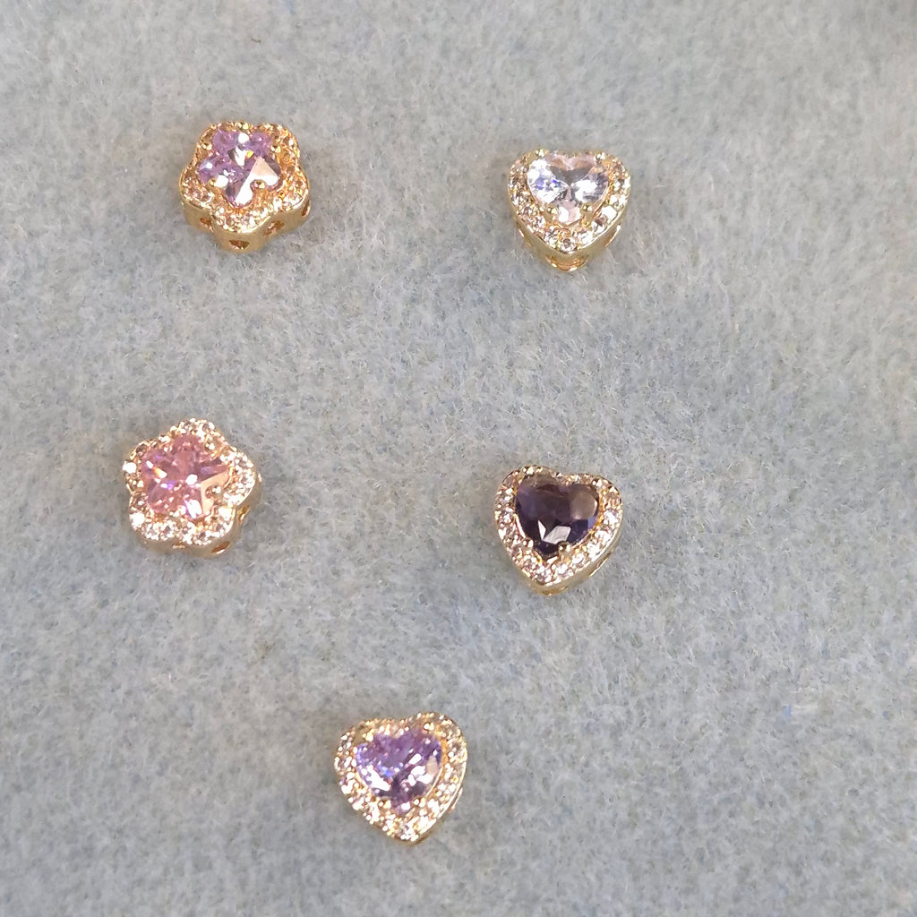 8 hole metal bead
