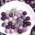 Nirvana Plum Bodhi bead mix