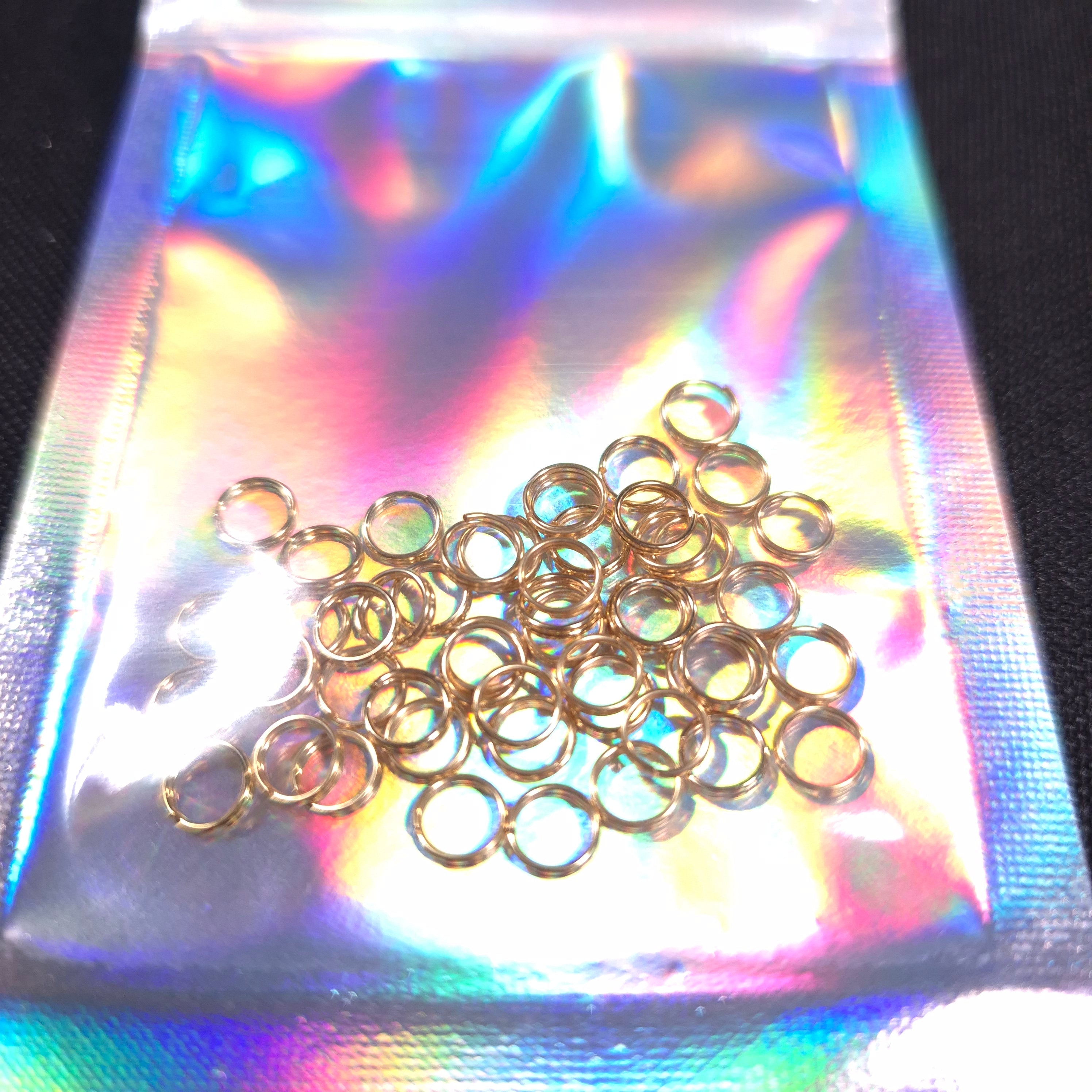 Jump rings 50 pieces gold